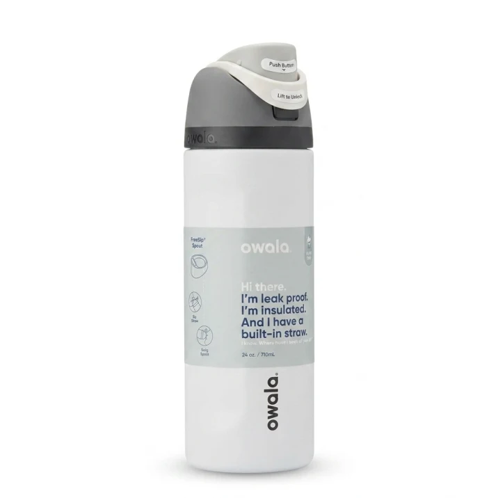 زجاجة Owala FreeSip - Shy Marshmallow