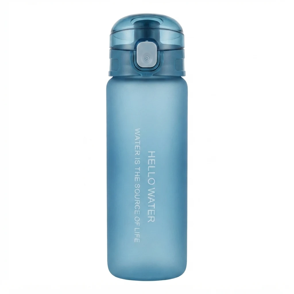 زجاجة Hello Water - 600 مل - ازرق