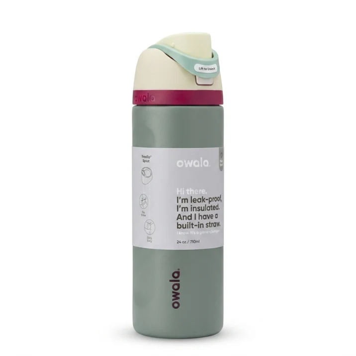 زجاجة Owala FreeSip - Army Green